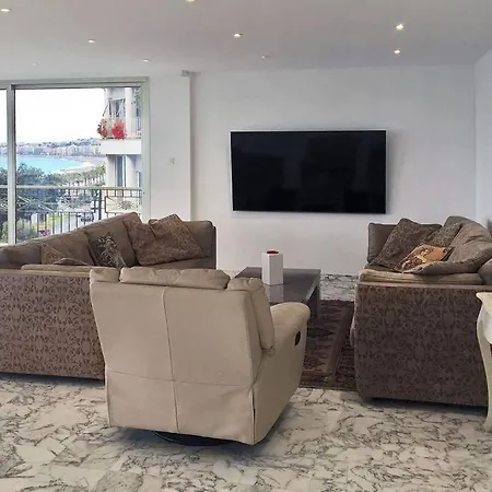 Promenade Des Amazing Sea View 140m2 3br Appartement *